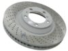 Porsche Disc Brake Rotor – Front Passenger Side (350mm) (Cross-Drilled)