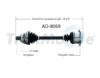 Audi CV Axle Shaft – Front Passenger Side – Aftermarket AD8069