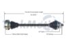 Audi CV Axle Shaft – Front Driver Side – Aftermarket AD8074