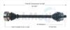Audi VW CV Axle Shaft – Front Passenger Side – Aftermarket AD8080