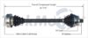 Audi CV Axle Shaft – Front Passenger Side – Aftermarket AD8094