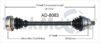 Audi CV Axle Shaft – Front Driver Side – Aftermarket AD8083