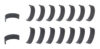 ACL Rod Bearing Set Coated BBF 429/460 - 8B818HC-STD