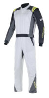 ALPINESTARS USA Suit Atom Silver Flu/Yel Medium - 3352822-1950-52