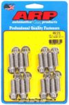 ARP S/S Header Bolt Kit - 3/8 x 1.00 UHL (16) - 400-1210