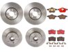 Volkswagen Disc Brake Pad and Rotor Kit – Front and Rear (288mm/226mm) (Ceramic) 3A0615301A