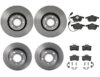 Brembo Brake Pads and Rotors Kit – Front and Rear (312mm/255mm) (Low-Met)