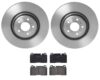 Porsche Disc Brake Pad and Rotor Kit – Front (345mm) (Low-Met) 95B615301B