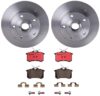 Audi Disc Brake Pad and Rotor Kit – Rear (245mm) (Ceramic) 8D0615601B