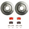 Audi Disc Brake Pad and Rotor Kit – Rear (269mm) (Ceramic) 4D0615601B