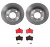 Audi Disc Brake Pad and Rotor Kit – Rear (245mm) (Ceramic) 8E0615601
