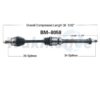 Mini CV Axle Shaft – Front Passenger Side – Aftermarket BM8058