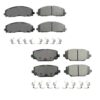 Volkswagen Disc Brake Pad Kit – Front and Rear (Ceramic) (ProACT) V1014163AD