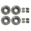 Porsche Disc Brake Pad and Rotor Kit – Front and Rear (330mm) (Cross-Drilled) (Ceramic) (EURO) 99635141005