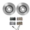 Audi Disc Brake Pad and Rotor Kit – Front (345mm) (Ceramic) (EURO) 95B615301B