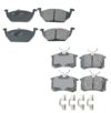 Volkswagen Disc Brake Pad Kit – Front and Rear (Ceramic) (EURO) IJ0698151J
