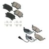 Volkswagen Disc Brake Pad Kit – Front and Rear (Ceramic) (EURO) 1K0698151A