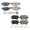 Audi Disc Brake Pad Set Kit – Front and Rear (Ceramic) (EURO) 8R0698151R