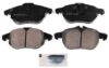 SAAB Disc Brake Pad Set – Front (285mm) (302mm) 99900004 – Akebono Euro Ultra-Premium EUR972