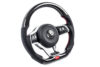APR Steering Wheel; Red; Carbon Fiber; Perforated Leather; - MS100201