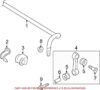 VW Sway Bar End Link Bolt -Rear (M10x50) N10699401