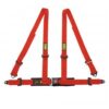 Road 4 Harness 4 Point Push Button Release Red
