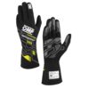 SPORT GLOVES FIA 8856-20 18 BLACK / FLUO YELLOW S