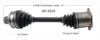CV Axle Shaft – Front (Updated Design)