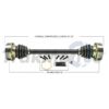 VW CV Axle Shaft – Rear Passenger Side – Aftermarket VW8062