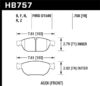 Hawk Audi 2013 A5 Quattro / 12-16 A6 Quattro/A7 Quattro/A8 Quattro HPS 5.0 Front Brake Pads