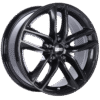 BBS SX 18x8 5x112 ET35 Crystal Black Wheel -82mm PFS/Clip Required