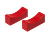 Prothane Universal Jack/Stand Pads (Fits 1.125 x 4.0 Heads) - Red