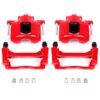 Power Stop 07-18 Jeep Wrangler JK Front Red Calipers w/Brackets - Pair