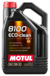 Motul 5L Synthetic Engine Oil 8100 0W30 4x5L ECO-CLEAN  ACEA C2 API SM ST.JLR 03.5007
