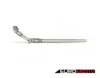 Downpipe with high flow sports catalyst