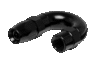 Vibrant -3AN 180 Degree High Flow Hose End Fitting for PTFE Lined Hose - Aluminum
