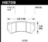Hawk Performance Alcon Mono 6, Model 4497 HPS Street Brake Pads