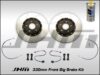 JHM - Front BBK (Big Brake Kit) JHM 330mm Cayenne (Brembo 6 - piston) C5 - A6 - S6 4.2L - NO Calipers