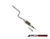 MK4 Jetta 2.5" Aluminized Cat-Back Exhaust - With Magnaflow Muffler