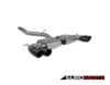 Non-Resonated cat-back system - Non-Valved with Daytona Quad Ceramic tips