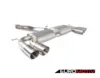 Non-Resonated cat-back system - Non-Valved With Daytona twin tips