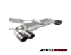Non-Resonated cat-back system - Non-Valved With Monaco Quad Ceramic Tips