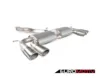 Non-Resonated cat-back system - Non-Valved With Monaco Quad Tips