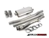 Resonated Cat-Back Exhaust System Polished 90mm Daytona Tailpipes - NON Resonated