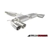 Resonated cat-back system - Non-Valved With Daytona Twin tips