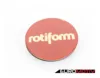 Rotiform Hex Center Cap - Gold On Red - Priced Each